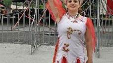 Die Geschäftsführerin des Moskauer Zirkus ist Leila Mak. Sie präsentiert Akrobatik am Vertikalseil. Foto: Sonja Adam