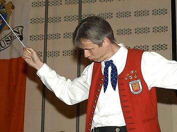 15 Jahre lang leitete Martin Mühleck die Blaskapelle Ebenhausen. Aus beruflichen Gründen gibt er das Amt auf. Foto: Stefan Geiger