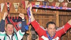 1:0 für Bayern (von links): Frank Trebes und Christian Herrmann.