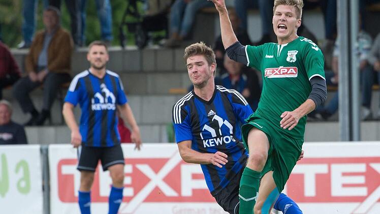 Seine Dynamik war oft gefragt beim TSV Großbardorf: Björn Schönwiesner (rechts) arbeitet zurzeit in den USA und vermisst den Fußball doch ein bisschen. Foto: Anand Anders