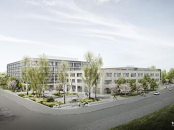 Nürnberg: Neubau des Schulzentrums Südwest geht voran - zweiter Abschnitt beginnt