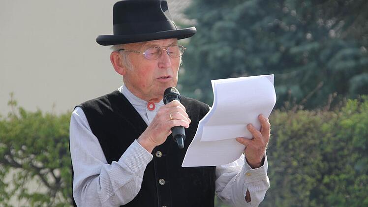 Heinrich Weisel blickte in die Geschichte der Steinhauer.