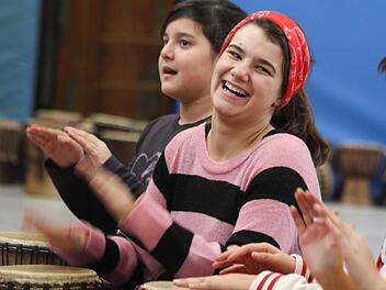 Die Proben und Vorbereitungen für das Musical machen Aliyah Aksungur viel Spaß.  Fotos: Michael Gründel