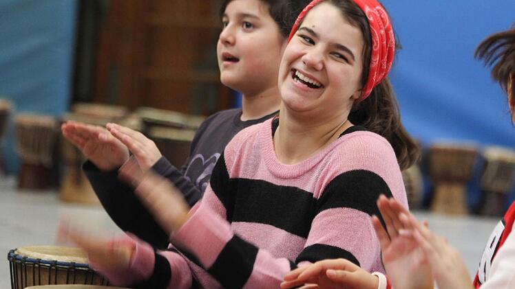 Die Proben und Vorbereitungen für das Musical machen Aliyah Aksungur viel Spaß.  Fotos: Michael Gründel