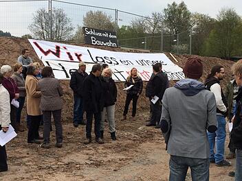 Nach dem Bürgerprotest in Forstlahm droht das Landratsamt Kulmbach einem Anwohner ein Bußgeld an. Foto: Stephan Tiroch