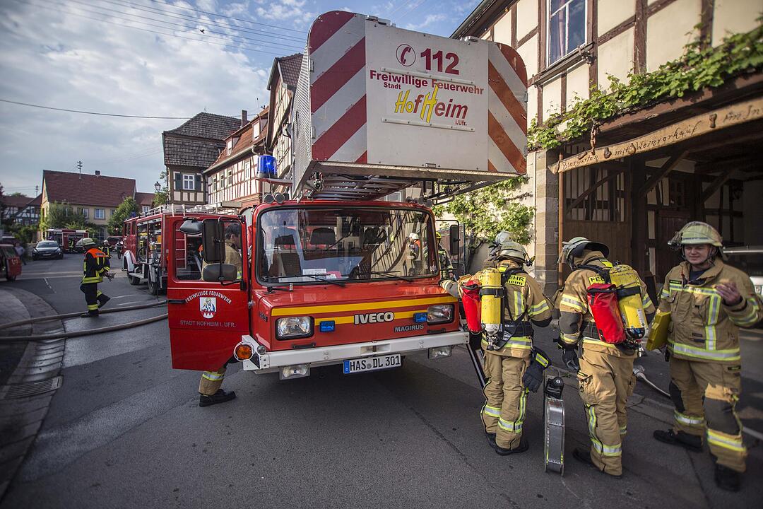 Brand in Unfinden (Haßberge)