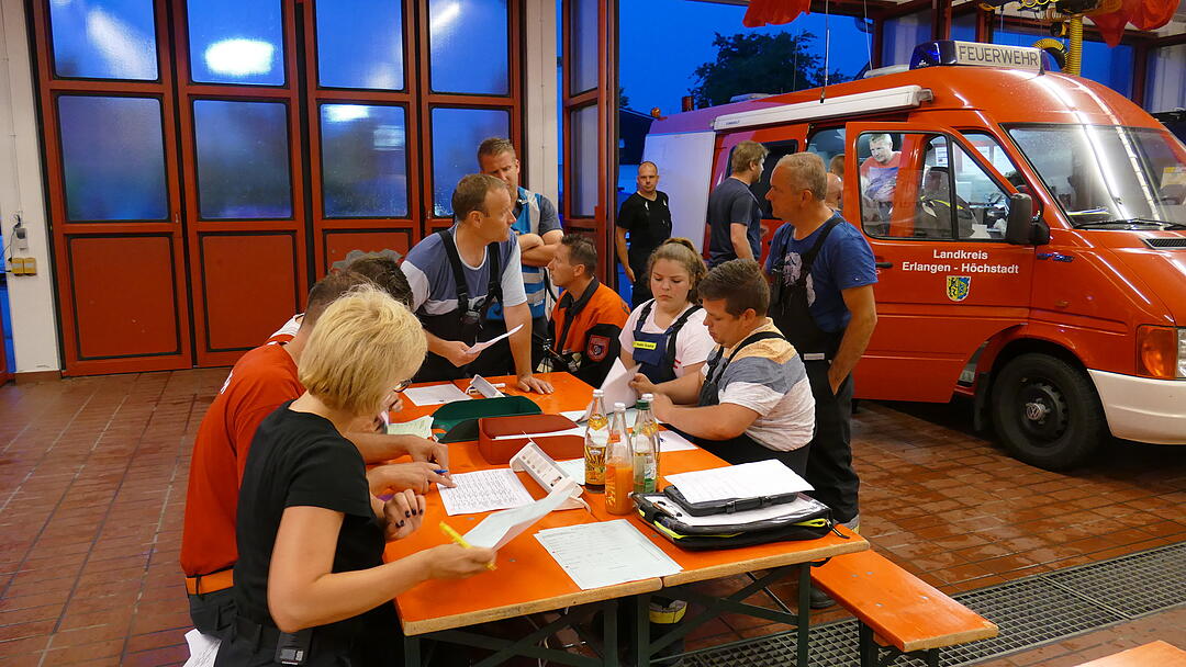 Kräftige Unwetter halten Mittelfranken im Atem