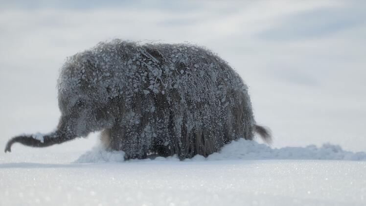 Die Stars von "Ein Planet vor unserer Zeit: Eiszeit" sind dabei nat&uuml;rlich die Tiere. Von All-Stars wie Wollhaarmammuts bis zu &uuml;bergro&szlig;en Terror-St&ouml;rchen ist alles dabei.