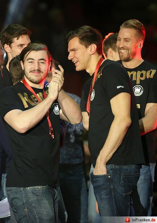 Handball-Nationalmannschaft - Feier Max-Schmeling-Halle