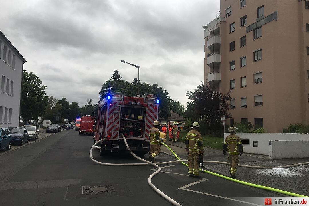 Fürth: Wohnungsbrand in der Südstadt