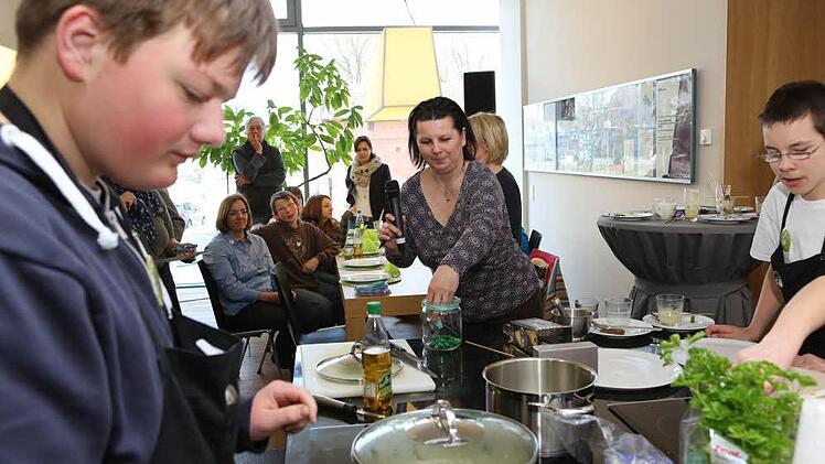 Impressionen vom ersten Kulmbacher Kochduell der Schulen Foto: Barbara Herbst