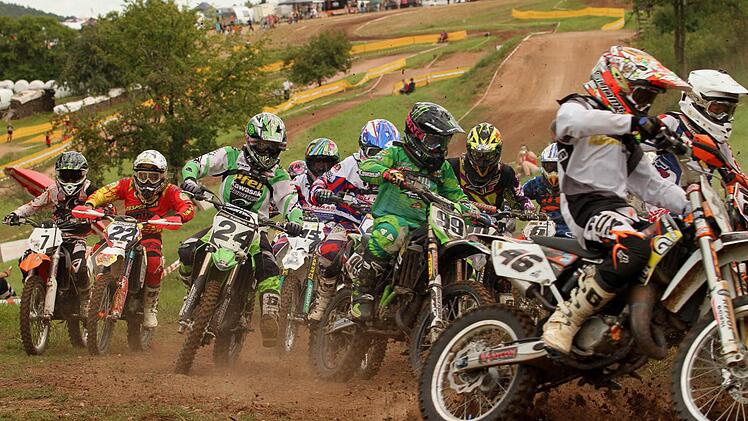 Die Motocross-Piloten in Aktion Fotos: Günther Geiling