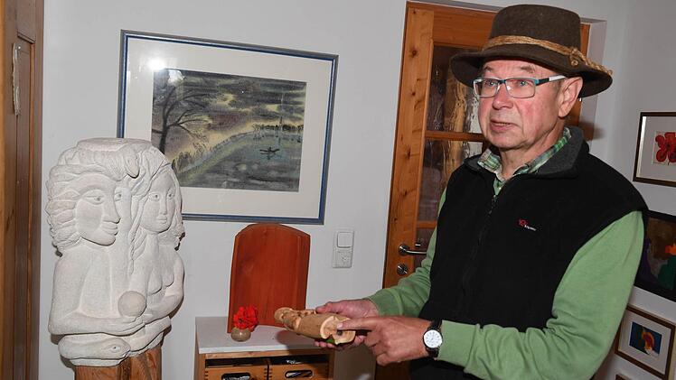 Zu Gast bei Gottfried Grau in Grössau. Foto: Ronald Rinklef