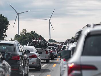 Stau auf der A9