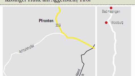So kommt man zur Kissinger Hütte am Aggenstein.