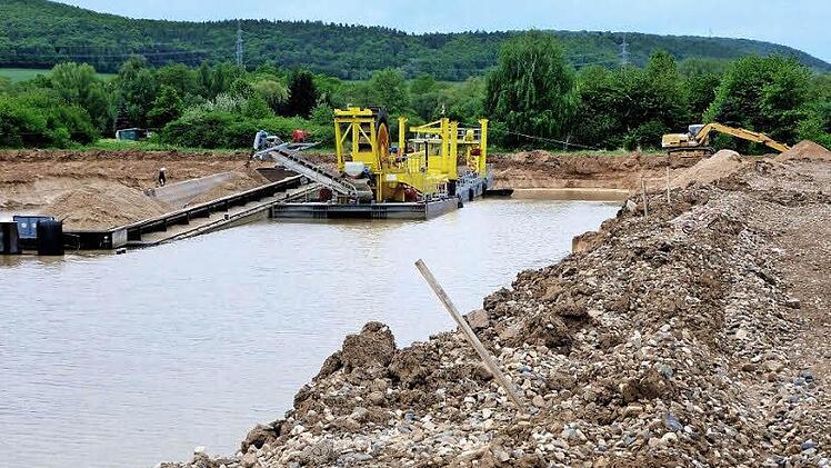 "Wasserflächen haben wir genug", stellten Sander fest und sprachen sich gegen eine weitere Kiesausbeute in der Flur aus.  Foto: Alfons Beuerlein