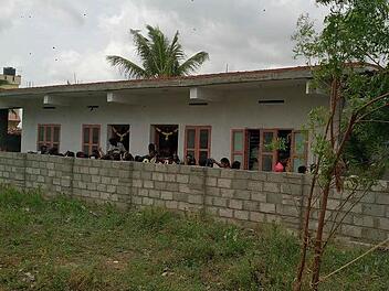 Dieser Kindergarten wurde mit Geld aus Mittelfranken gebaut. Fotos: privat