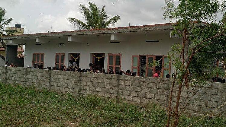 Dieser Kindergarten wurde mit Geld aus Mittelfranken gebaut. Fotos: privat