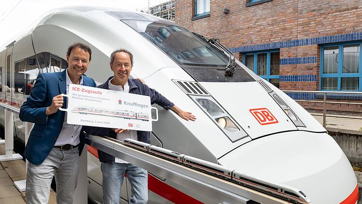 ICE-Taufe: "Knuffingen" aus dem Miniatur Wunderland