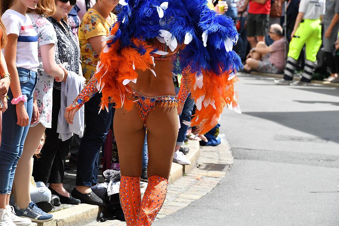 Umzug beim Samba-Festival in Coburg