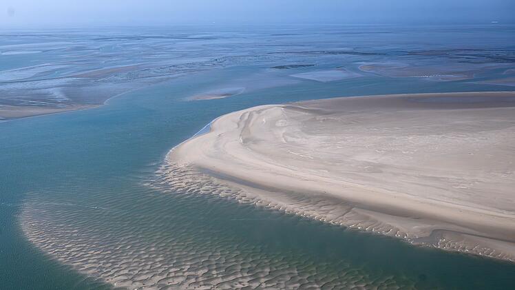 Das Wattenmeer aus der Luft