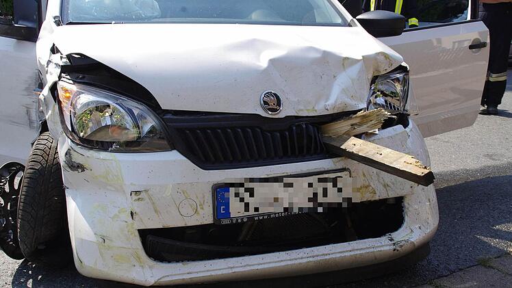 Unfall in Weißenbrunn. Foto: Marco Meißner