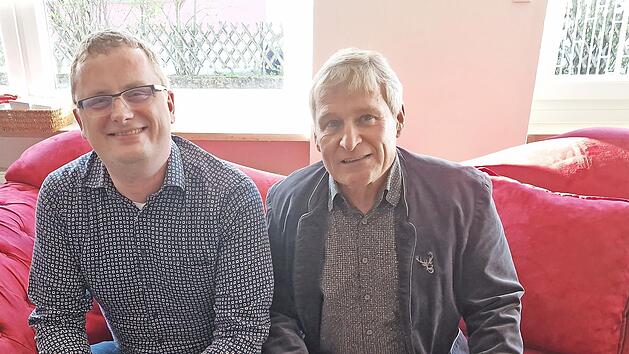 Vorsitzender Laurenz Kuhmann (links) mit Walter Jordan.