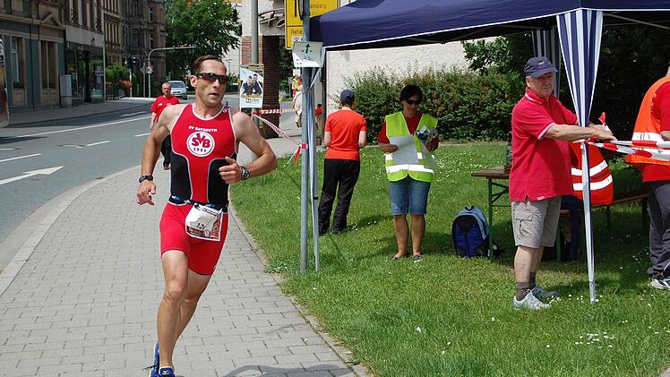 Laufen in der Innenstadt.