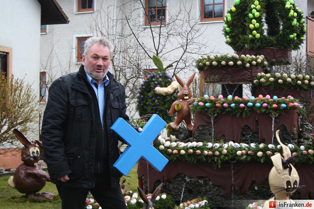 Osterbrunnen in der Fränkischen Schweiz