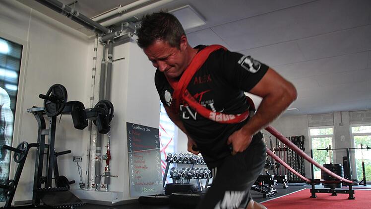 Training am Gummiseil. Foto: Christian Schuberth