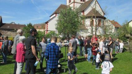 Im Begegnungsgarten war einiges los. Foto: Heike Manger