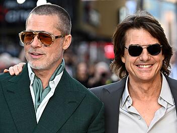 Sie sind Freunde, doch zusammen vor der Kamera sieht man Brad Pitt (links) und Tom Cruise selten.