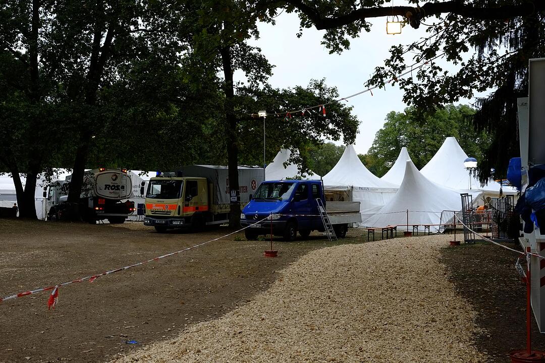 Zeltstadt für Flüchtlinge in Nürnberg