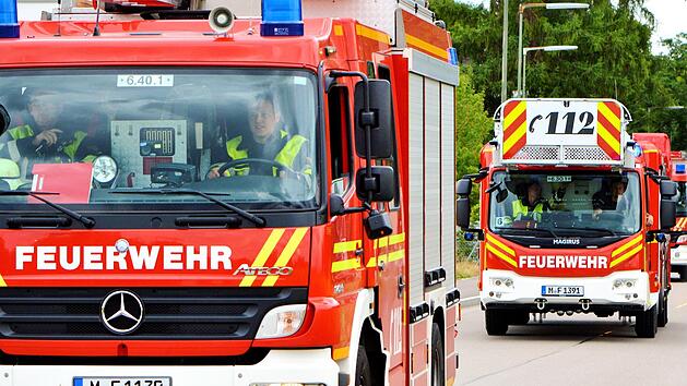 Brand auf Bauernhof