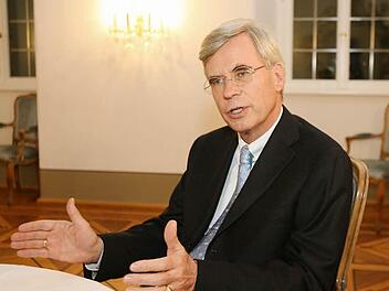 Michael Otto, Aufsichtsratsvorsitzender der Otto-Gruppe, besuchte 2007 den Neujahrsempfang des Konzerns auf Kloster Banz. Foto: Barbara Herbst