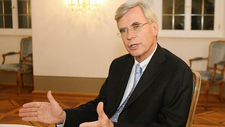 Michael Otto, Aufsichtsratsvorsitzender der Otto-Gruppe, besuchte 2007 den Neujahrsempfang des Konzerns auf Kloster Banz. Foto: Barbara Herbst