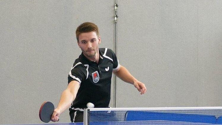 Sebastian Geyer und der TTC Neunkirchen spielen nach der Ligenreform und dem Abstieg aus der Oberfrankenliga nun in der mittelfränkischen Bezirksoberliga - mit deutlich kürzeren Wegen.Felix Ingerfeld/Archiv