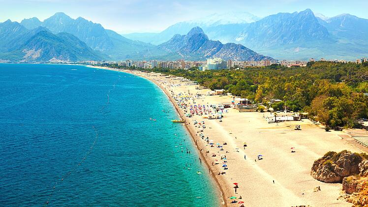 Strand im türkischen Antalya