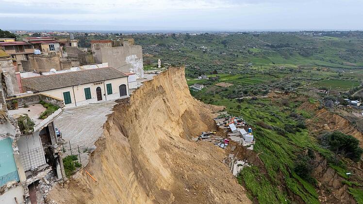 Erdrutsch in Sizilien