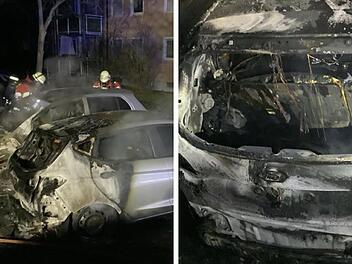Würzburg: Autos brennen lichterloh - geht hier der Feuerteufel um?