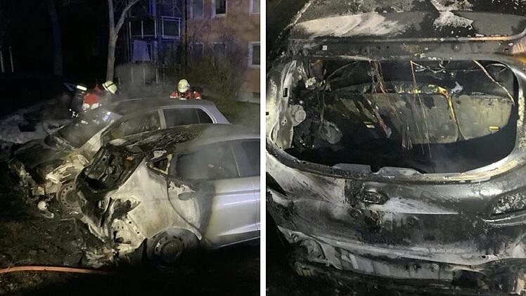 Würzburg: Autos brennen lichterloh - geht hier der Feuerteufel um?