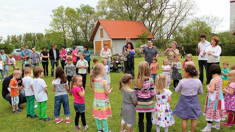 Der Kindergarten St. Maria hat gesungen.