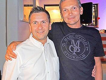 Thomas Merz und Thomas Reichold, der alte und der neue Vorsitzende Fotos: privat