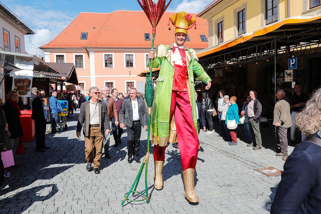 Korbmarkt in Lichtenfels am Samstag