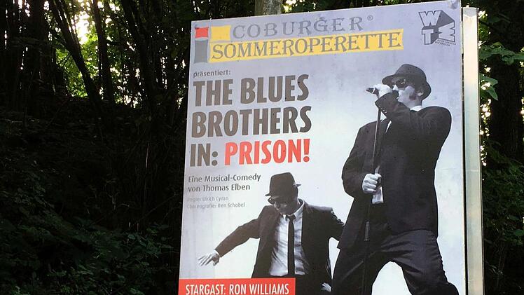 Da versuchte die Coburger Sommeroperette noch, mit einem anderen Konzept  kostensparender   zu agieren. Die  "Blues Brothers"  in Zusammenarbeit mit den Alzenauer Burgfestspielen waren 2017  die letzte Produktion der Sommeroperette in Heldritt. Foto: Jochen Berger