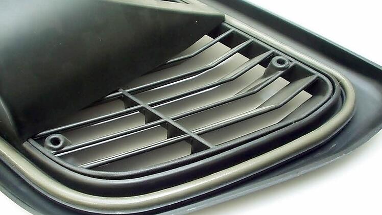 Ein Lüftungsteil mit einem Dichtungsring, der von der Firma Polyprocess aufgebracht wurde.  Foto: Polyprocess