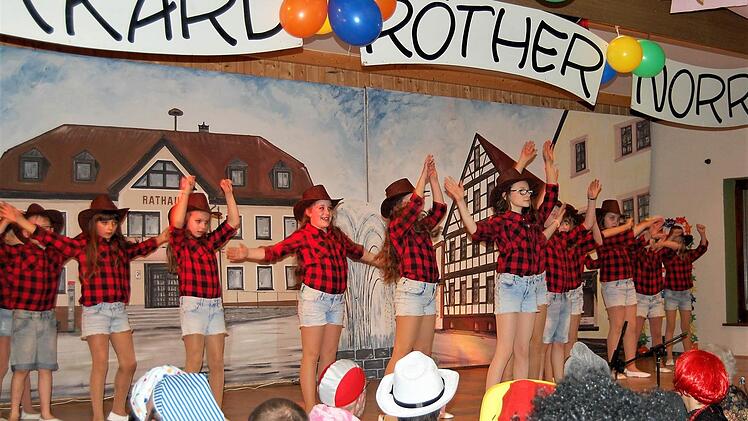 Faschingssitzung der Burkardrother Sängervereinigung Foto: Sigismund von Dobschütz