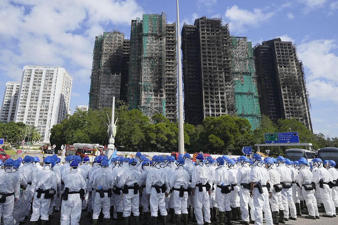 Nach Brand in Hongkong