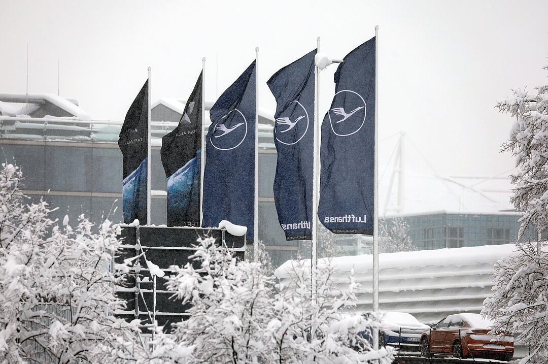 Wintereinbruch in Süddeutschland - München