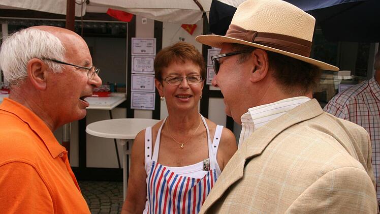 Empfang der Delegation Vernon (Frankreich) zum Rakoczy-Fest 2013.